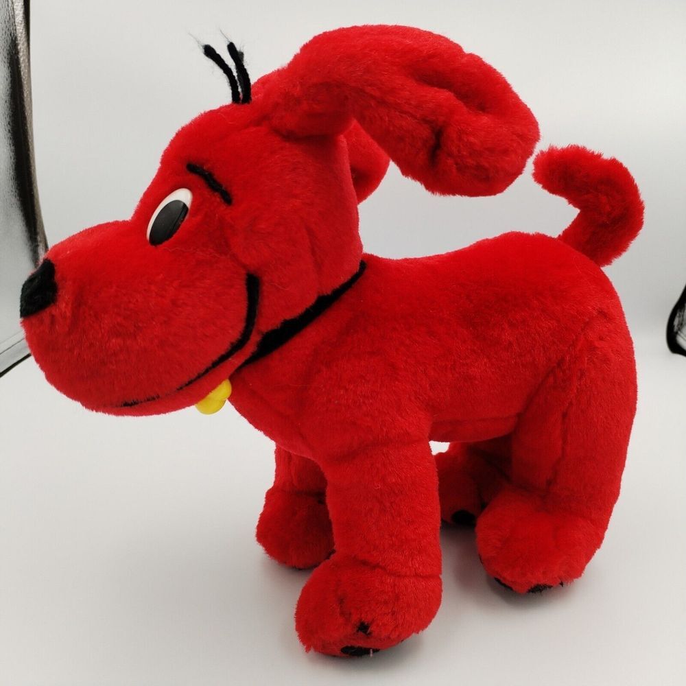Scholastic CLIFFORD THE BIG RED DOG 11" Poseable‎ Plush Stuffed Animal Toy Puppy